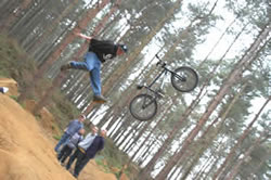 Nick Bond at the local BMX trails