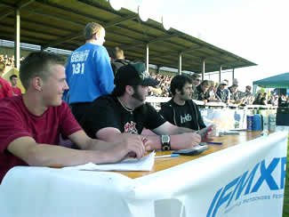 The judges at NASS 2003, Baz Wilson, Battle, Matt Hoffman